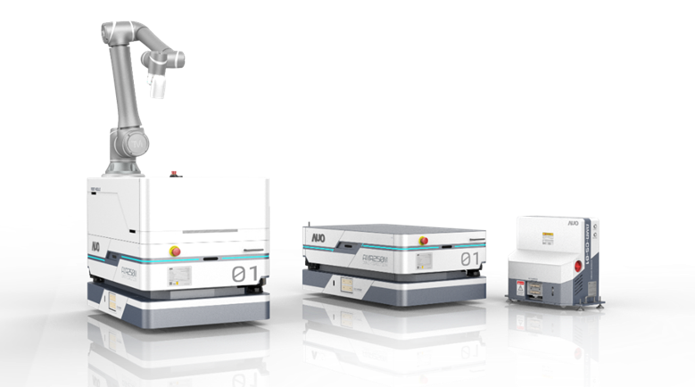 BBIN宝盈數位開發的自主式移動機器人（AMR250M），搭配全向輪並結合AI演算法、2D LiDAR、3D攝影機等技術，協助客戶實現產線全自動化